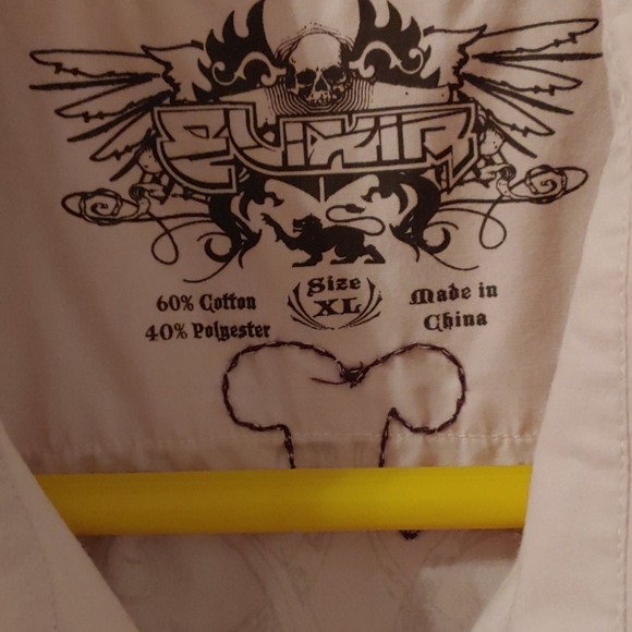 Elixir Mens Casual Button Down Long Sleeve Shirt. - Picture 3 of 12